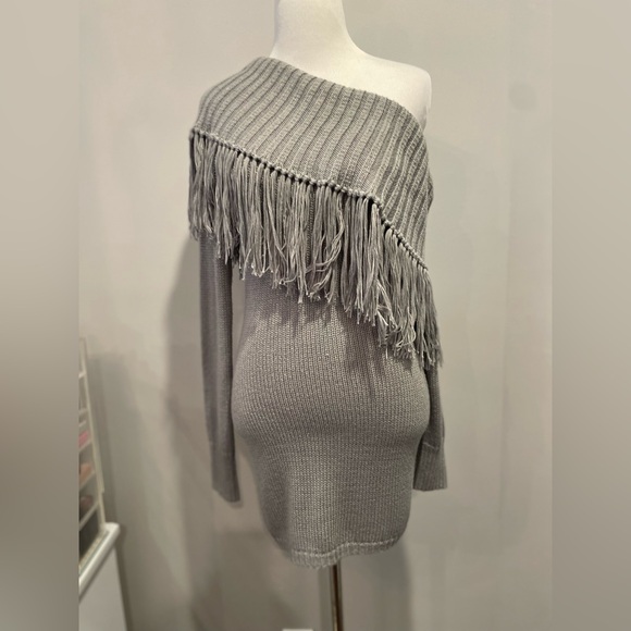 House Of Harlow x REVOLVE Fringe Sweater Dress - Picture 1 of 5